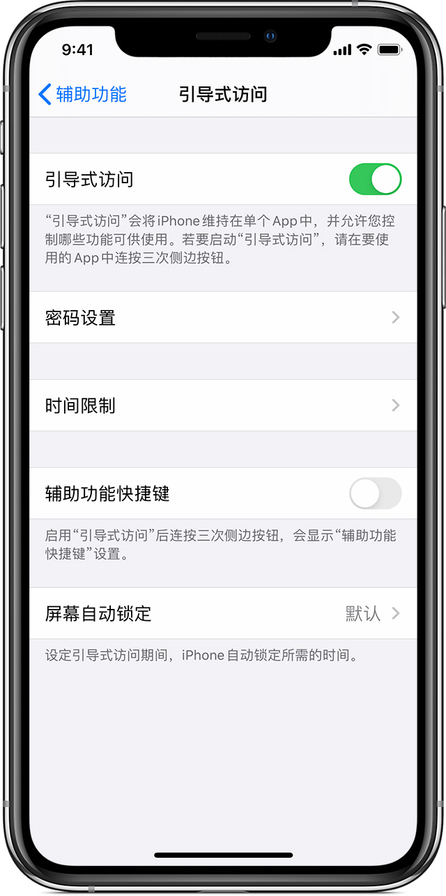 惠来苹果手机维修分享如何在 iPhone 上退出引导式访问 