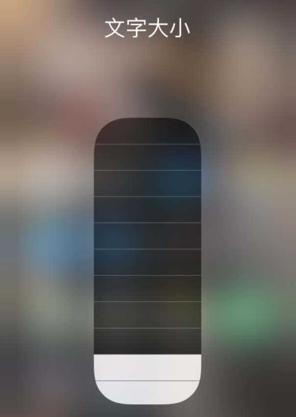 惠来苹果手机维修分享小技巧：在 iPhone 控制中心快速调节字体大小 